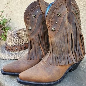 DINGO Fringe Cowgirl Boots